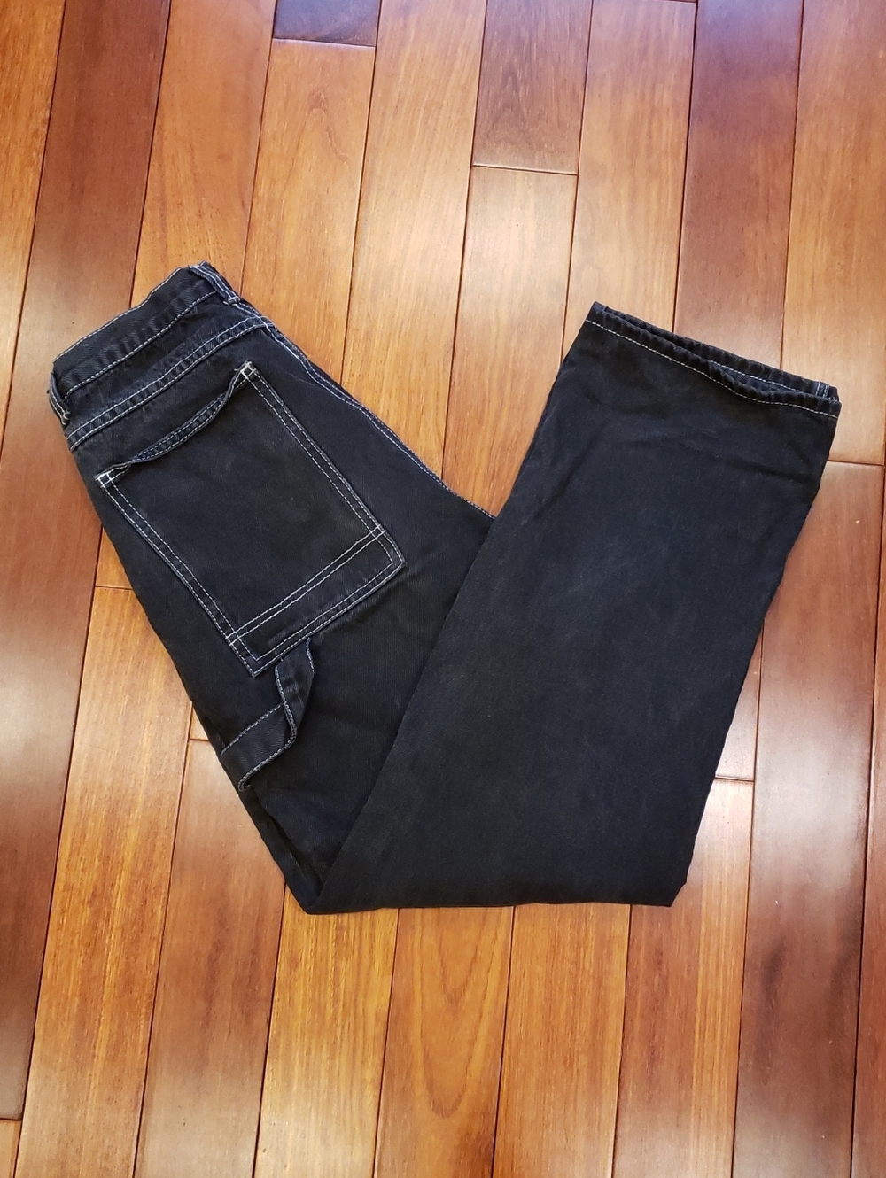 Black denim carpenter jeans. Girls Size Large